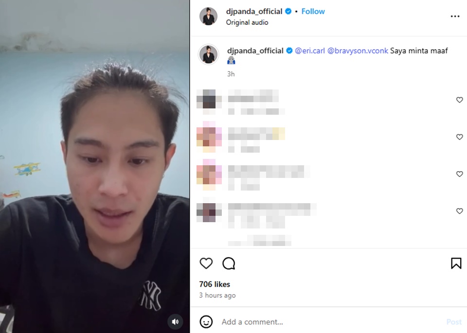 DJ Panda Lagi-Lagi Buat Video Klarifikasi